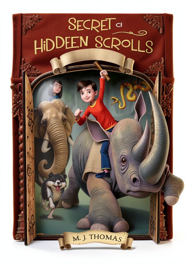 The Secret of the Hidden Scrolls: Book 1 for Kids (Illustrated)-0