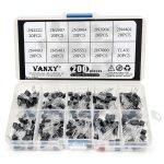 200PCS 10Values 2N2222 2N2907 2N3904 2N3906 2N4401 2N4403 2N5401 2N5551 2N7000 TL431 TL431A 2N2222A Power BJT Bipolar Junction Transistor Kits-0