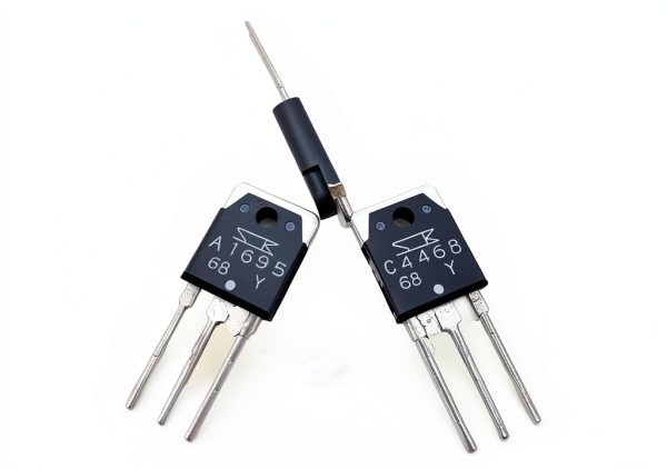 2pcs 2SA1695-Y 2SA1695 A1695 + 2pcs 2SC4468-Y 2SC4468 C4468 Transistor TO-3PN DX-0