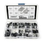 BD131 BD132 BD135 BD136 BD137 BD138 BD139 BD140 BD237 BD238 TO-126 Transistor Kits 10 Values*10pcs=100pcs Power Transistors for Circuit Design, Repair, Learning & Experiments-0