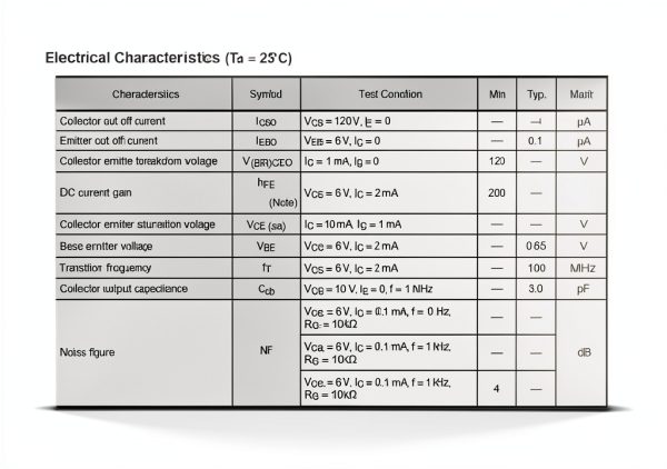 100pcs (50pcs 2SA970+50pcs 2SC2240) A970 C2240 PNP NPN Low Noise Audio Amplifier Silicon Transistor 120V,TO-92.-6