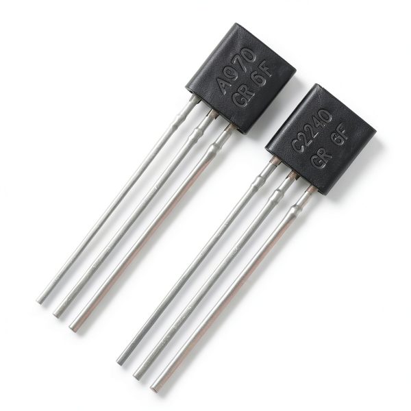 100pcs (50pcs 2SA970+50pcs 2SC2240) A970 C2240 PNP NPN Low Noise Audio Amplifier Silicon Transistor 120V,TO-92.-1