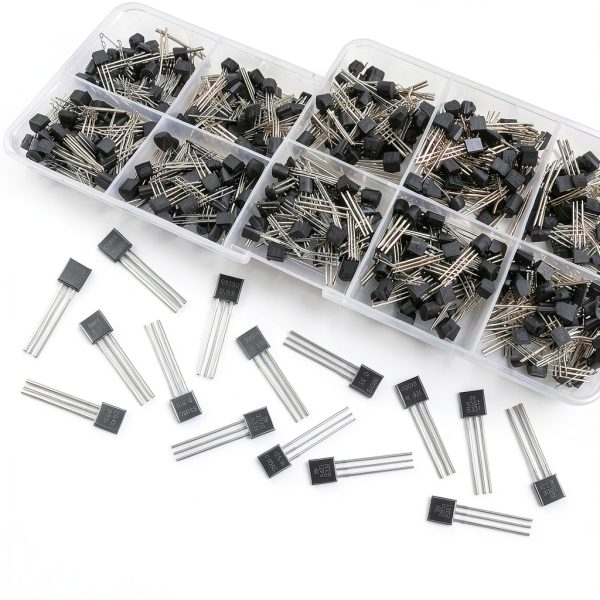 750pcs A1015 C945 C1815 S8050 S8550 S9012 S9013 S9014 S9015 S9018 2N2222 2N3904 2N3906 2N5401 2N5551 Transistor Type: PNP NPN-2