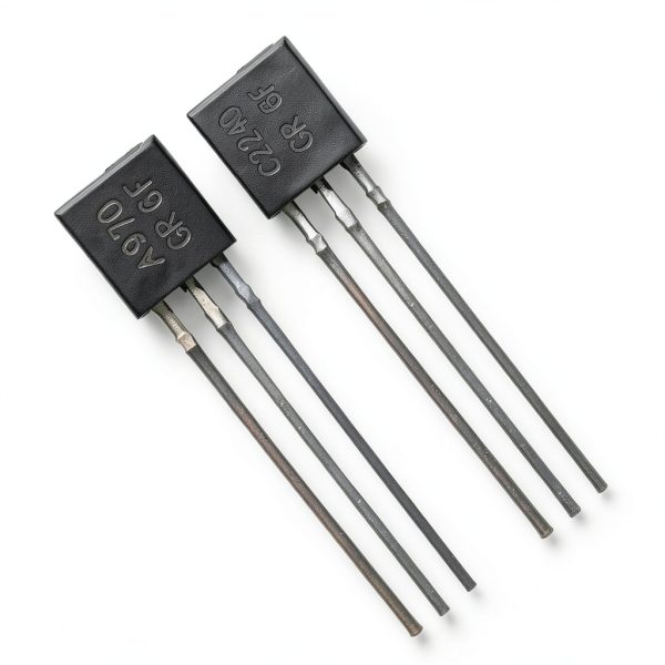 100pcs (50pcs 2SA970+50pcs 2SC2240) A970 C2240 PNP NPN Low Noise Audio Amplifier Silicon Transistor 120V,TO-92.-3