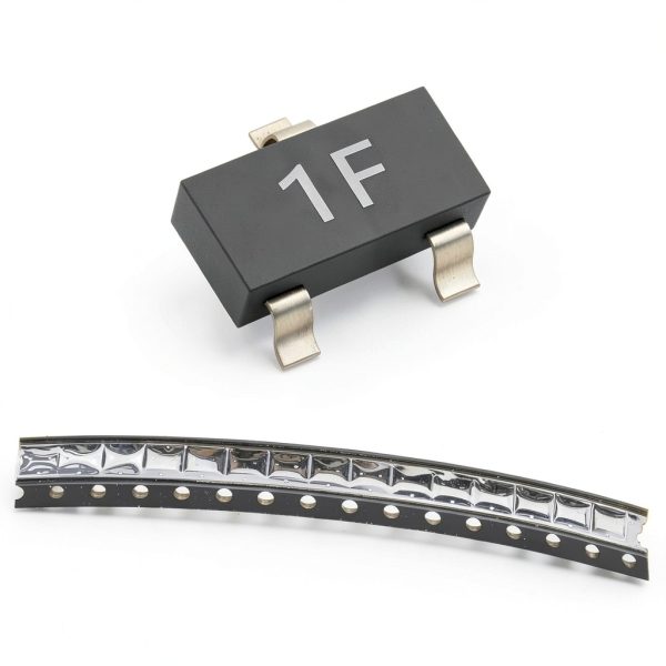 100pcs BC847B BC847 NPN General Purpose Small Signal Transistor, 45V 100mA, SOT-23-0