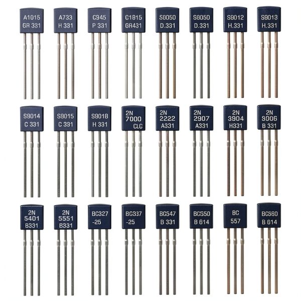 ALLECIN BJT Transistor Kit 24 Values NPN PNP Assortment Electronics-1
