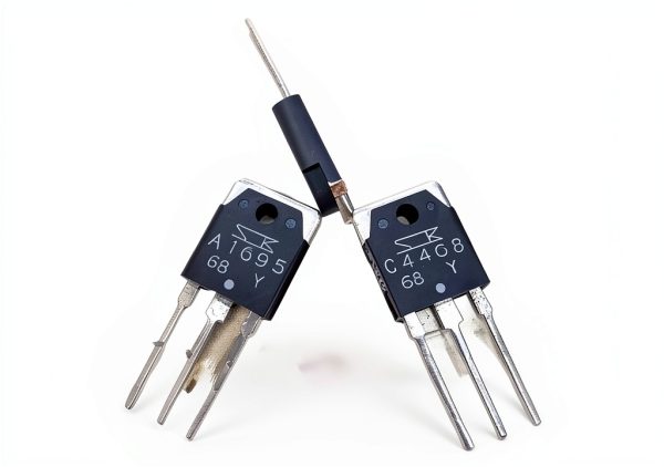 2pcs 2SA1695-Y 2SA1695 A1695 + 2pcs 2SC4468-Y 2SC4468 C4468 Transistor TO-3PN DX-1