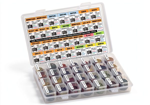SMD SOT-23 Electronic Components Assortment by zebulon 28 Types 1400-1