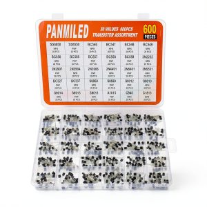 PANMILED Transistor Assortment Kit 30 Values 600 Pieces NPN PNP TO-92-0