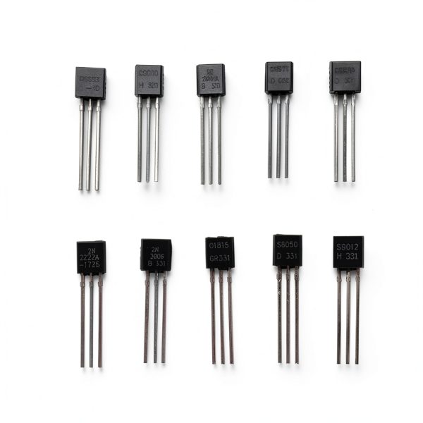 32 Values 800 Pieces Transistor Assortment Kit 2N2222 2N2907 2N3904 2N3906 2N5401 2N5551 S8050 S8550 S9012 S9013 S9014 S9015 A1015 C1815 C945 BC327 BC337 BC547 BC550 BC557 PNP NPN TO-92-4