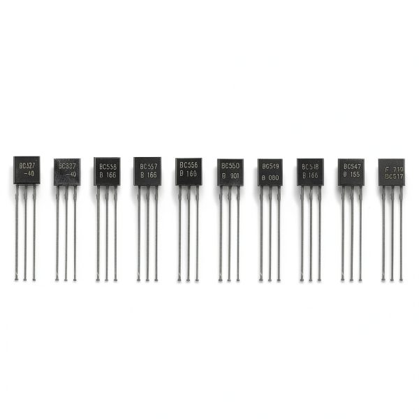 Eowpower 250pcs 10 Value NPN PNP Power Transistor Kit BC Series-1